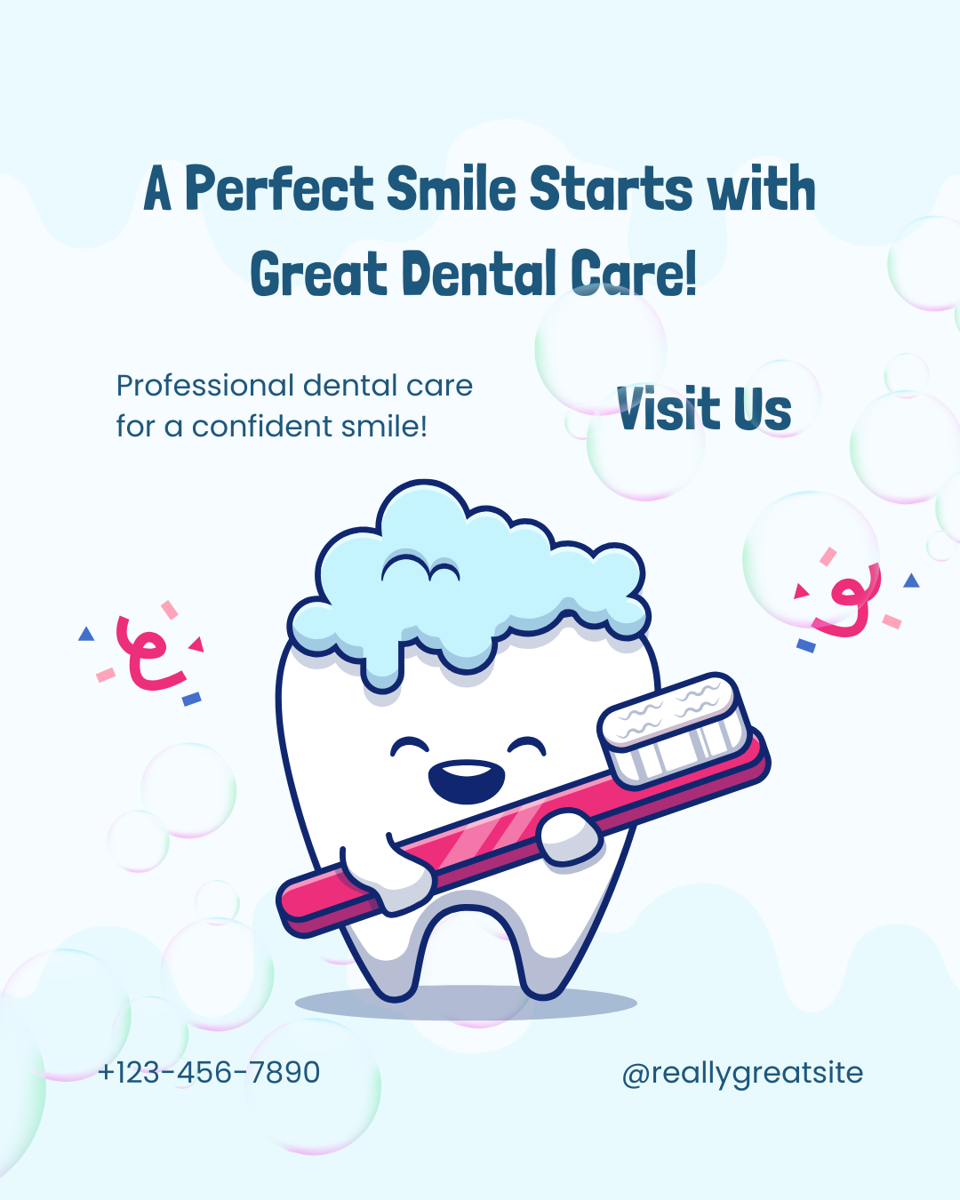 Dental template example