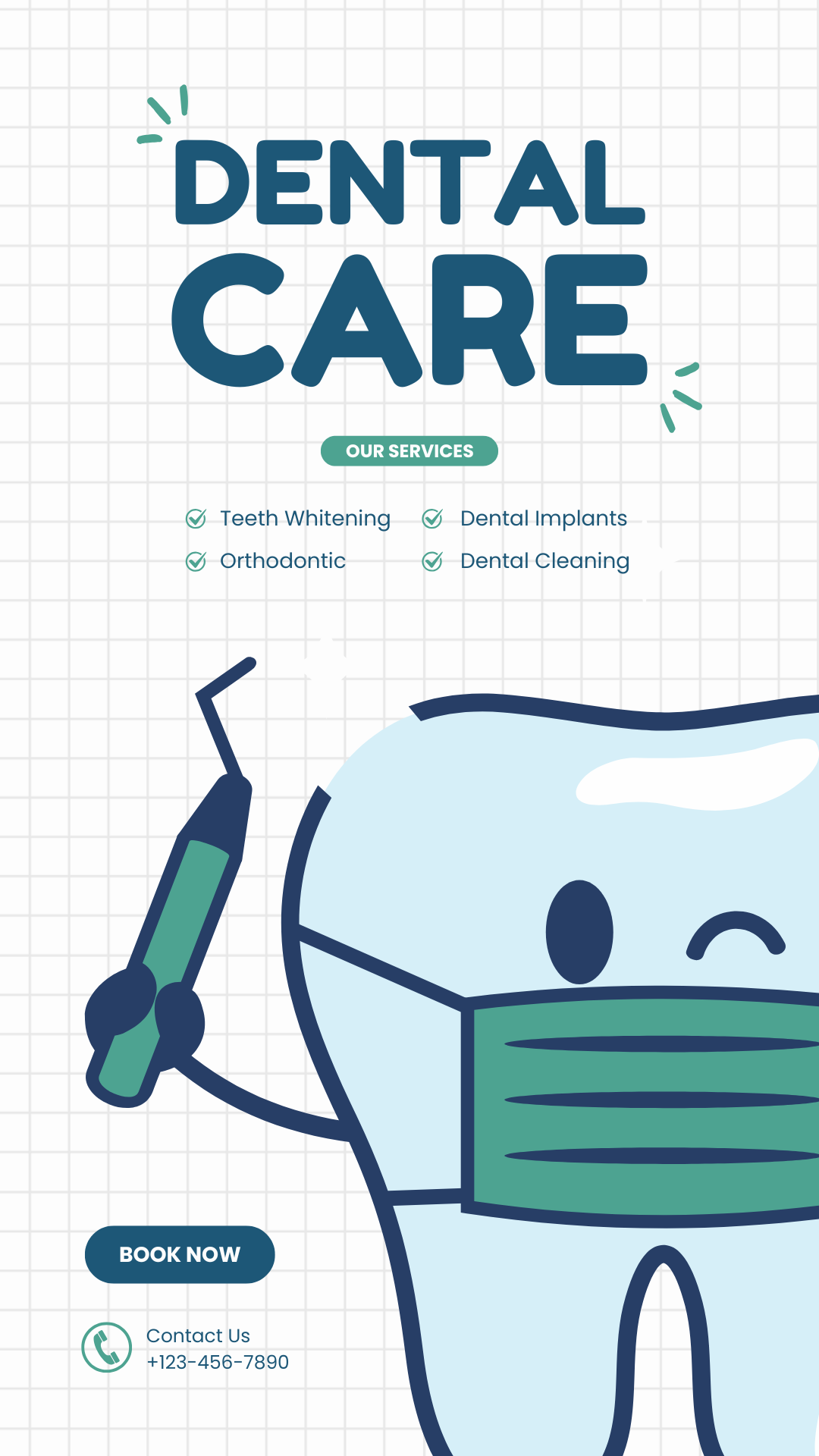 Dental template example